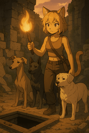 NoteQuest. Partida 1. Primera aventura. Entrando en las ruinas